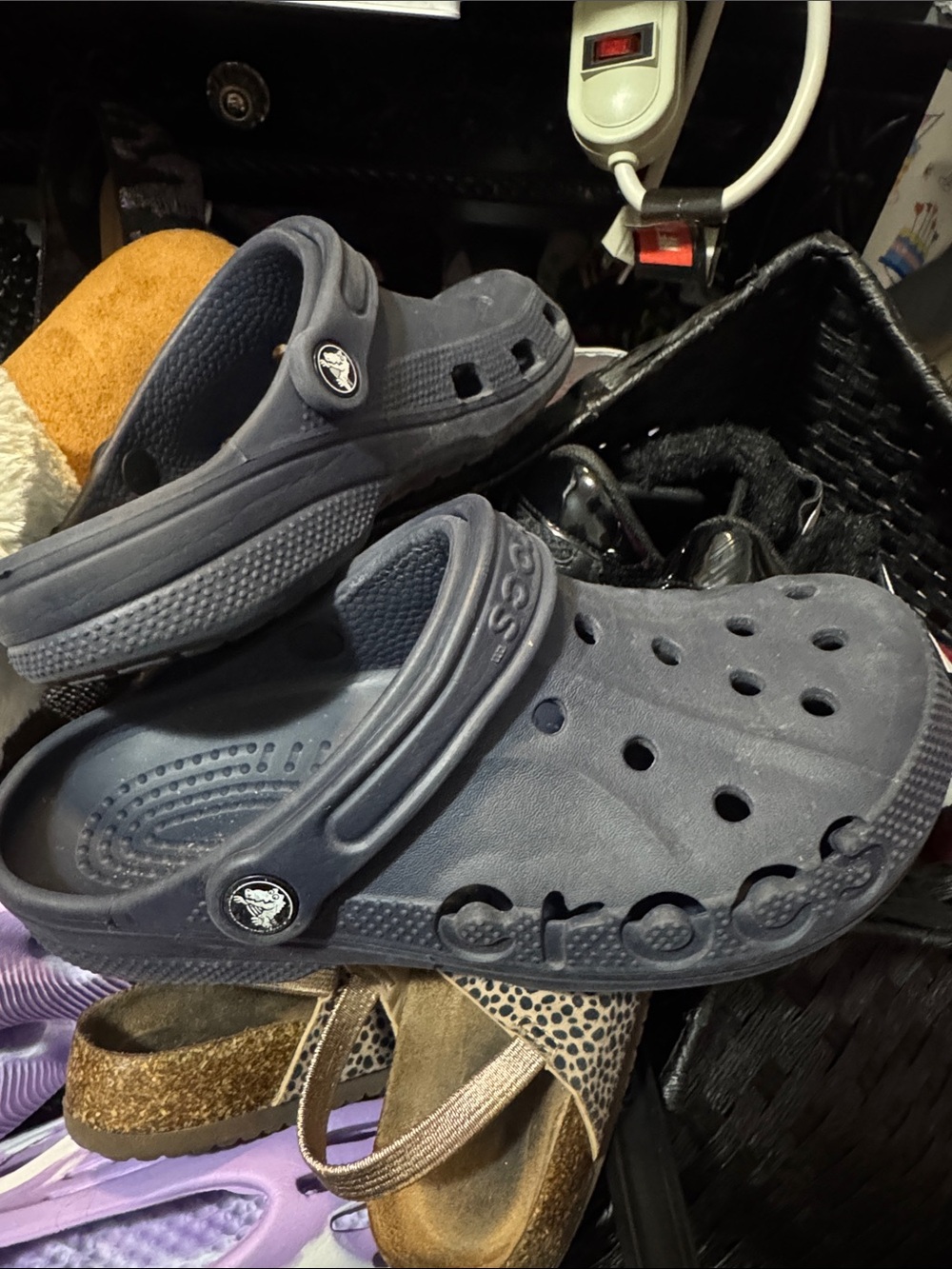 CROCS Kids Slip-On Clog in Navy